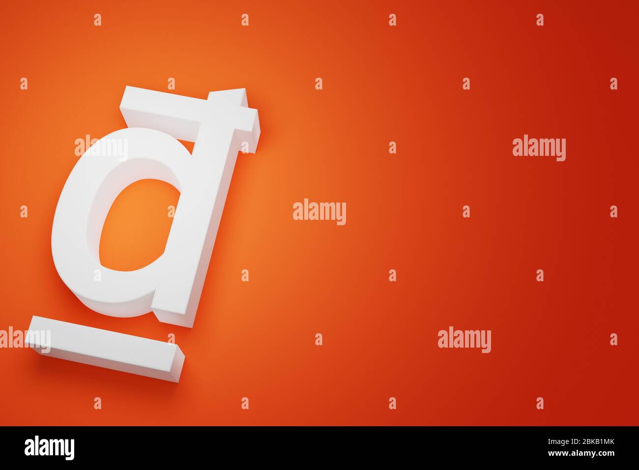 VND Vietnam Dong Currency Sign for Business background finanziario, rendering 3D con spazio di copia. Foto Stock