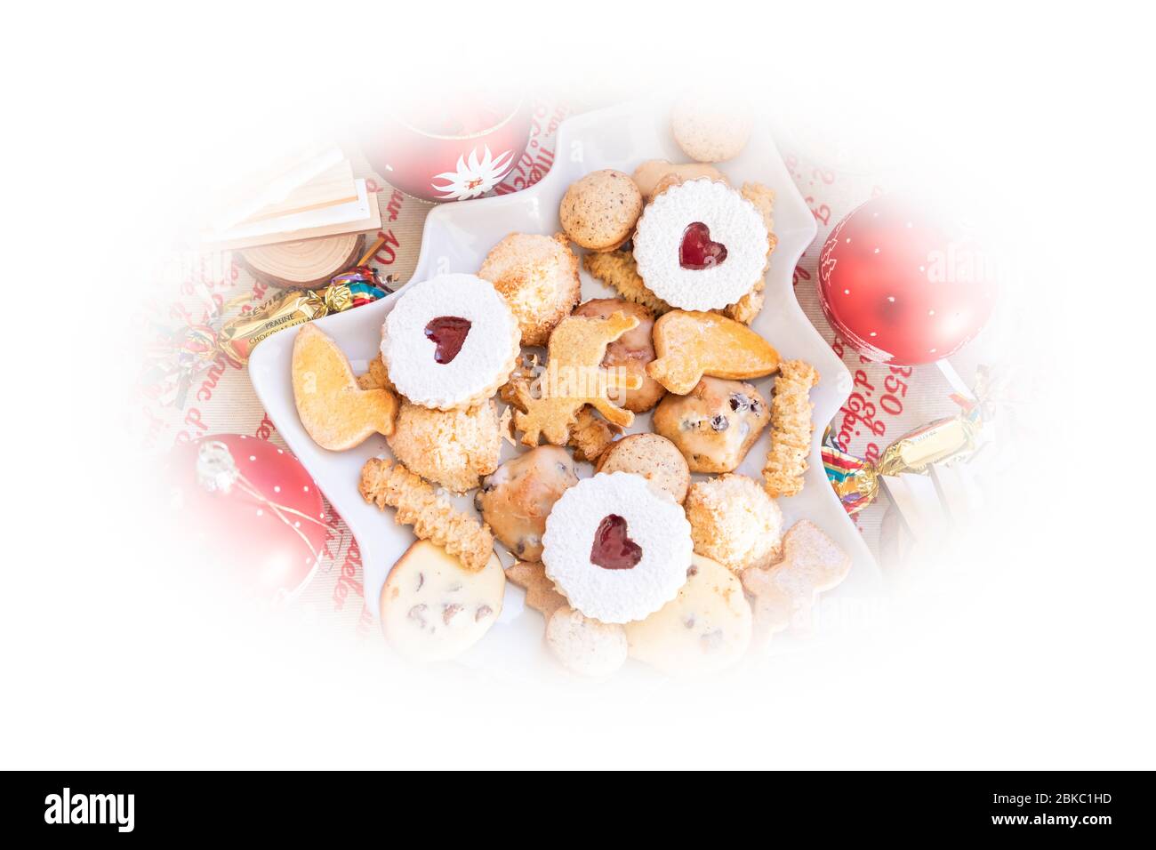 Torta di Natale in Alsazia Foto Stock