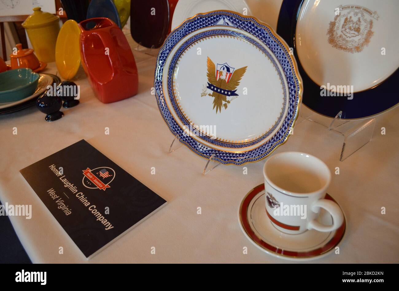 Il 17 luglio 2017, il Made in America Product Showcase si è tenuto alla Casa Bianca, celebrando la produzione americana e i prodotti prodotti prodotti negli Stati Uniti Foto Stock