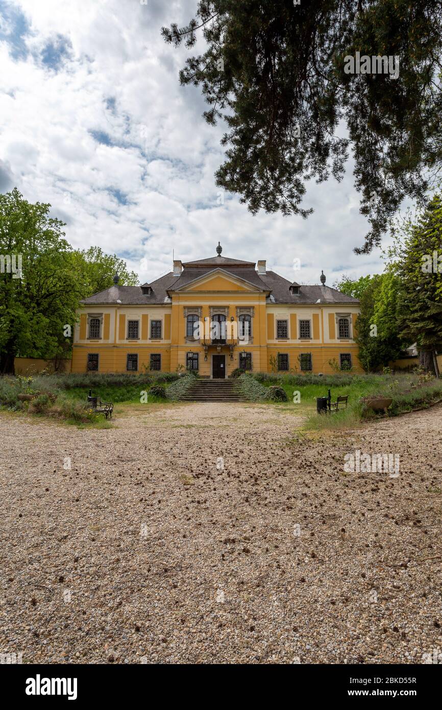 De la Motte palazzo a Noszvaj, Ungheria. Foto Stock