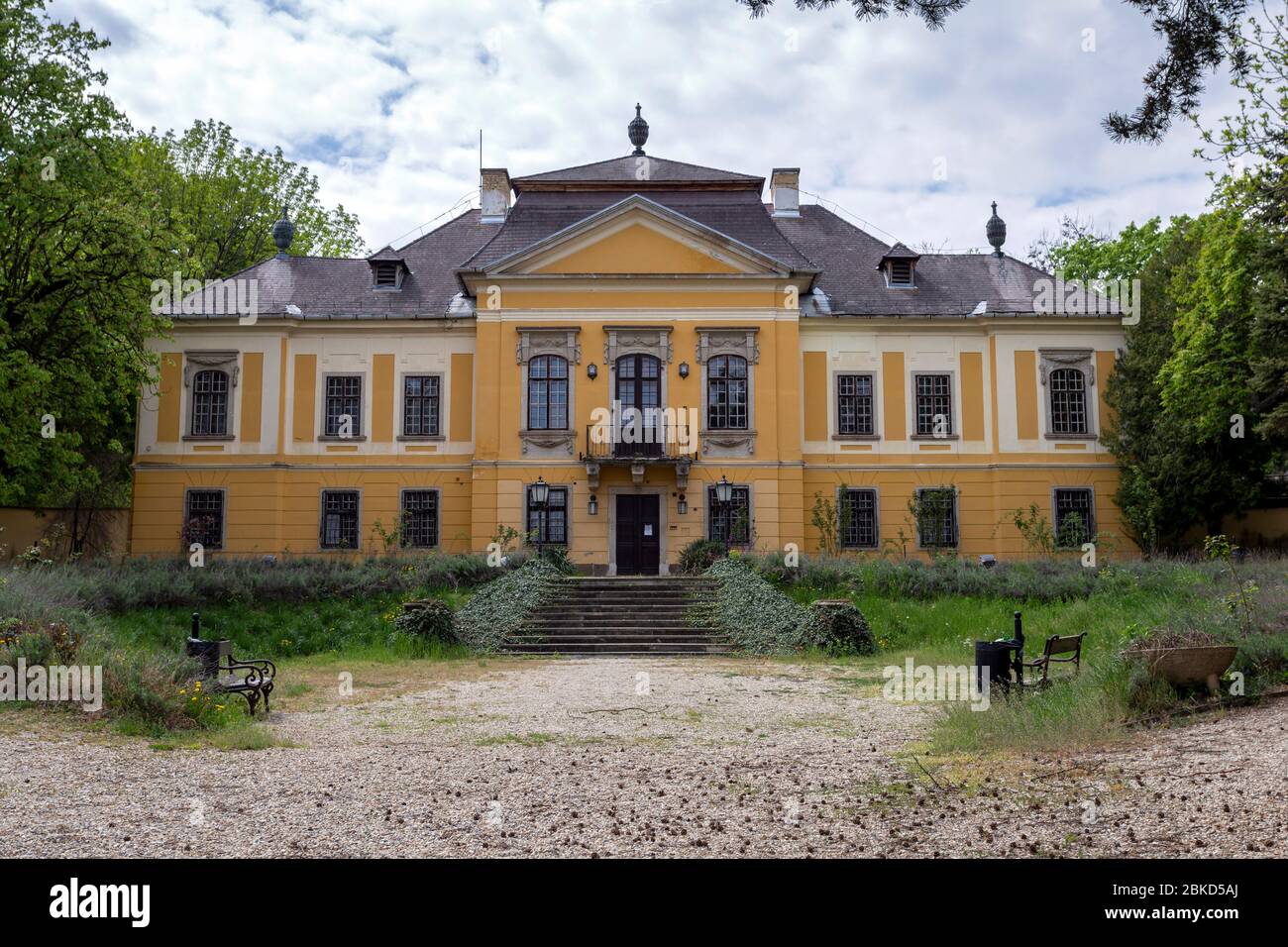 De la Motte palazzo a Noszvaj, Ungheria. Foto Stock