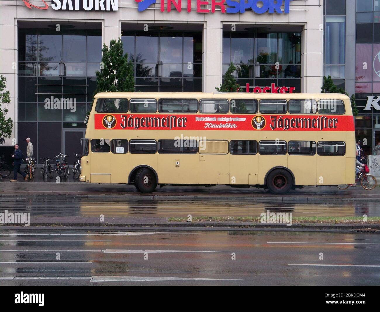 Bus Oldtimer BVG Foto Stock