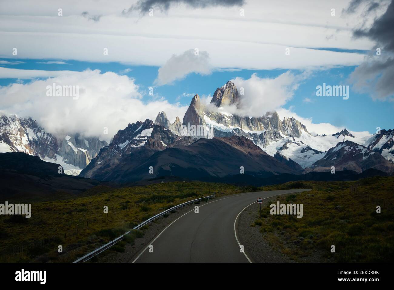 fitz roy patagonia Monte Argentina Foto Stock