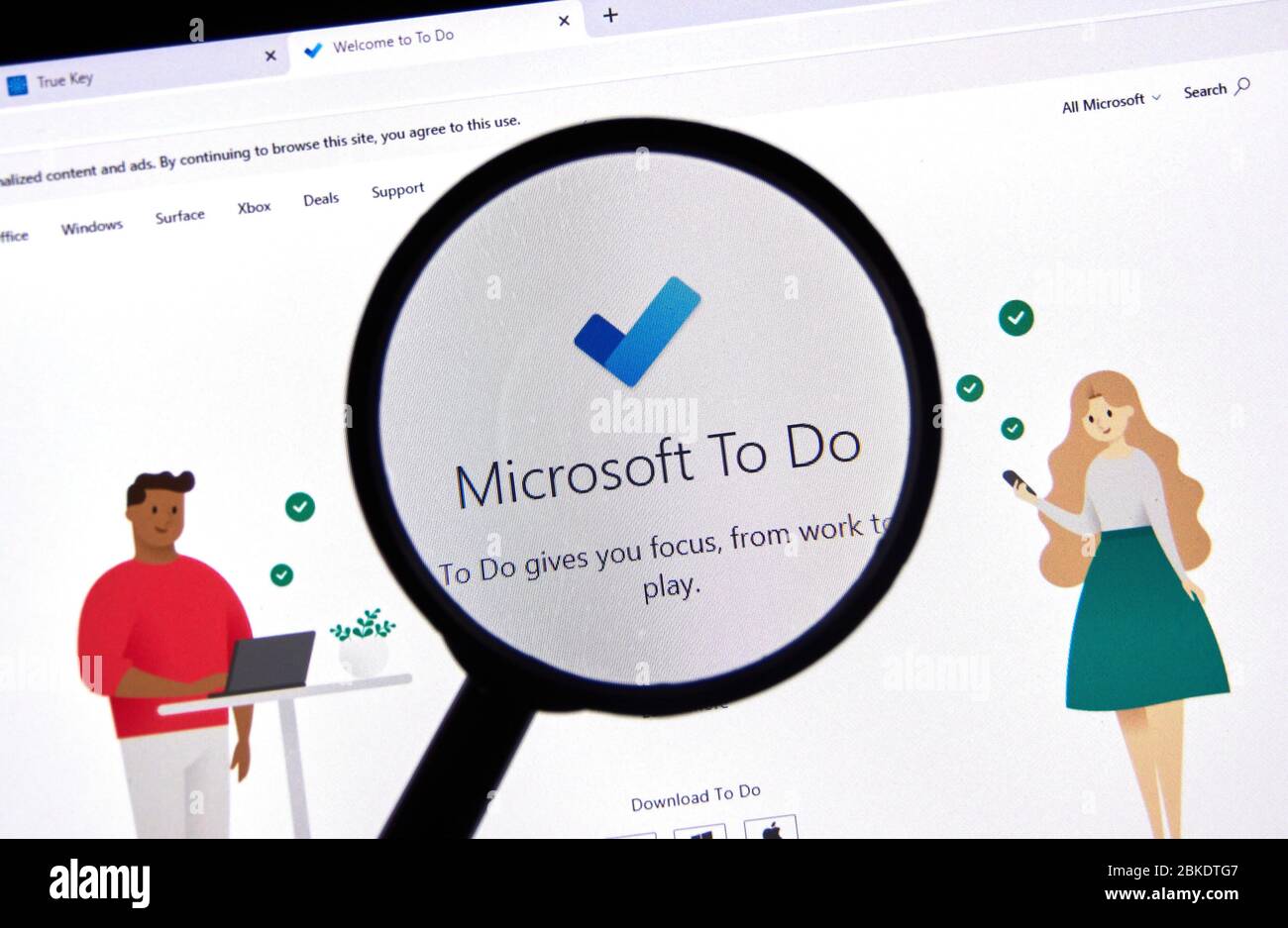 Montreal, Canada - 26 aprile 2020: Pagina Web Microsoft 365. Microsoft 365 è un servizio di abbonamento basato su cloud e strumenti di produttività di Microsoft Foto Stock