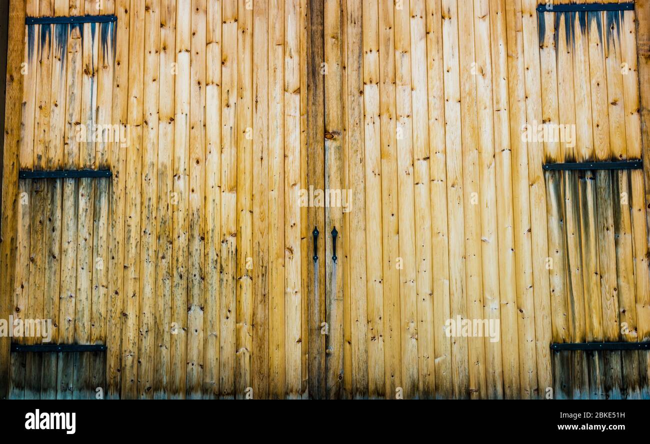 Portelli di granaio Foto Stock