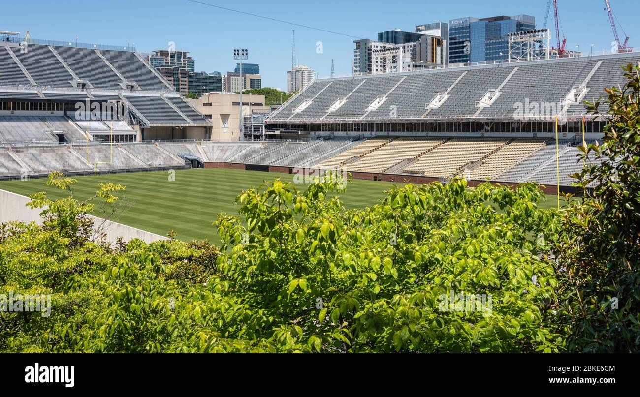 Bobby Dodd Stadium presso lo storico Grant Field, nel campus della Georgia Tech ad Atlanta, Georgia. (STATI UNITI) Foto Stock