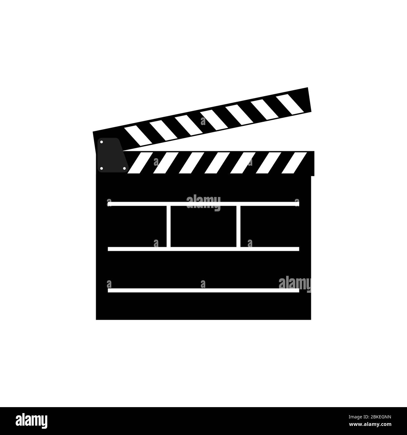 Modello di illustrazione grafica vettoriale per pannelli di rivestimento per film Foto Stock