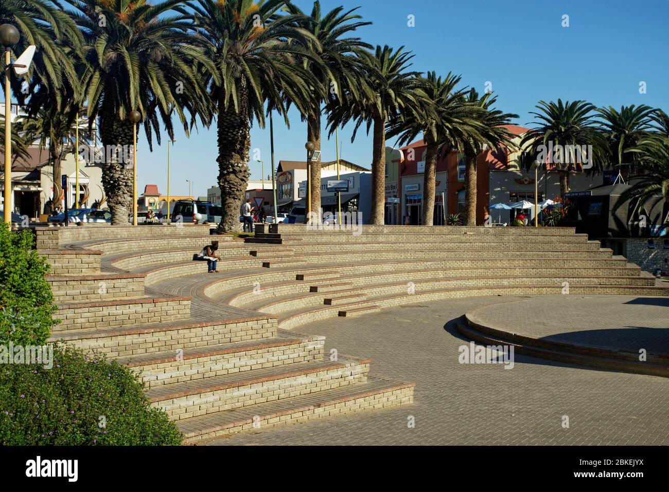 Swakopmund, Namibia/Africa - 20 maggio 2017: Anfiteatro di Swakopmund, Swakopmund, Namibia. Foto Stock