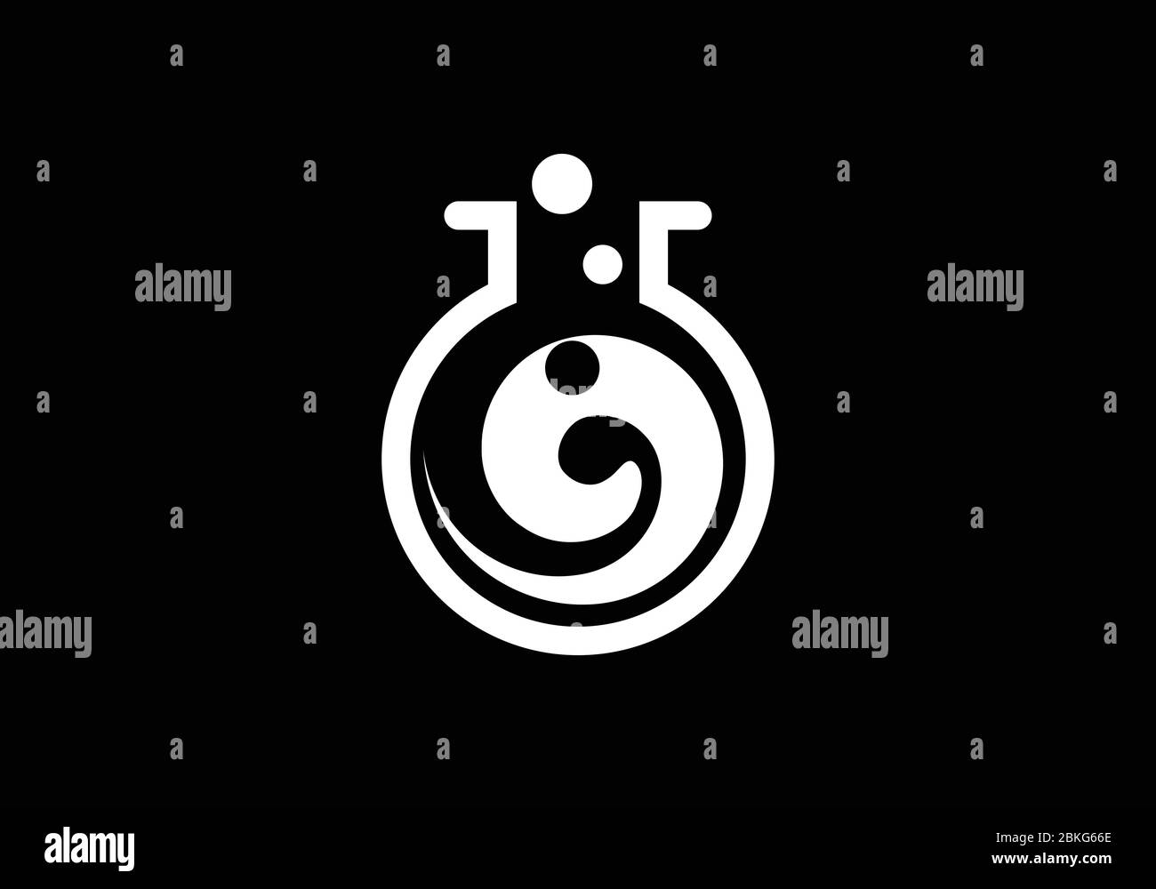 Disegno vettoriale modello logo Lab, scienza logo Lab Illustrazione Vettoriale