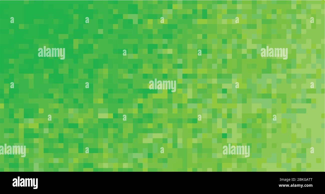 Sfondo vettoriale astratto. Mosaico con pixel luminosi. Mosaico verde Illustrazione Vettoriale
