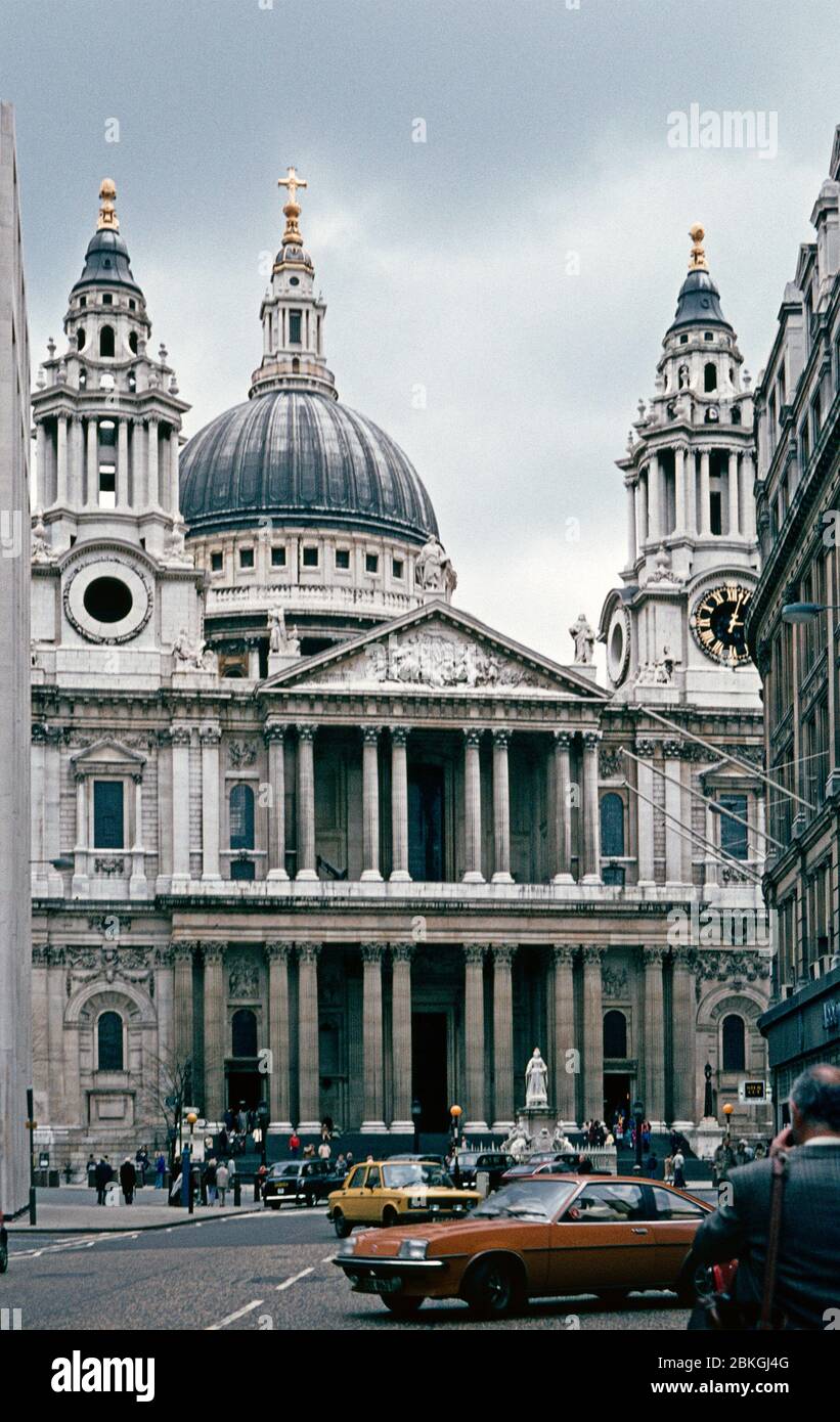 Cattedrale di San Paolo´s, 10 aprile 1983, Londra, Inghilterra, Gran Bretagna Foto Stock