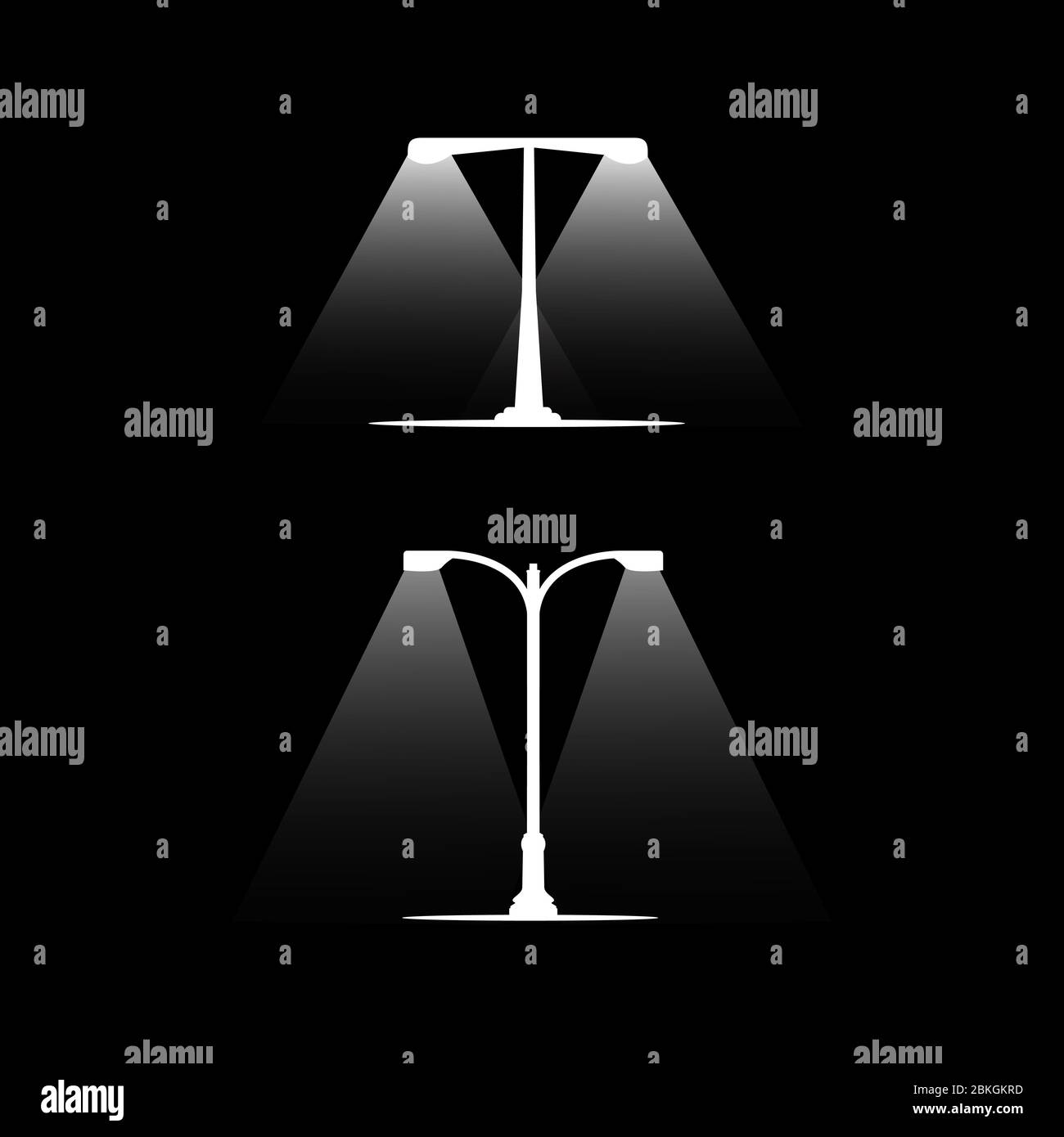 Vettore di simboli a forma di streetlight, simbolo, illustrazione del logo per il Web e il cellulare Illustrazione Vettoriale