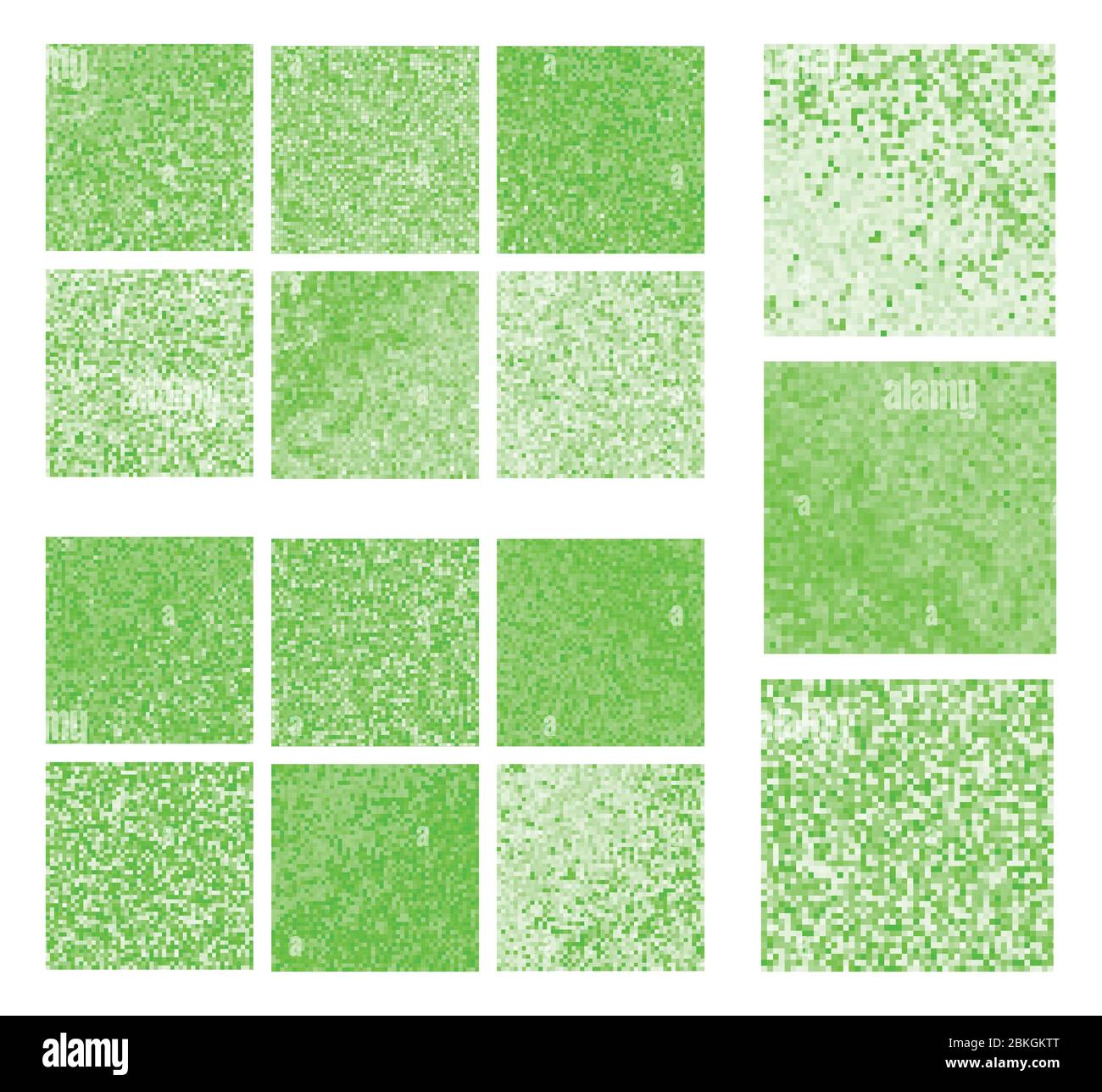 Sfondo vettoriale astratto. Mosaico con pixel luminosi. Mosaico verde Illustrazione Vettoriale