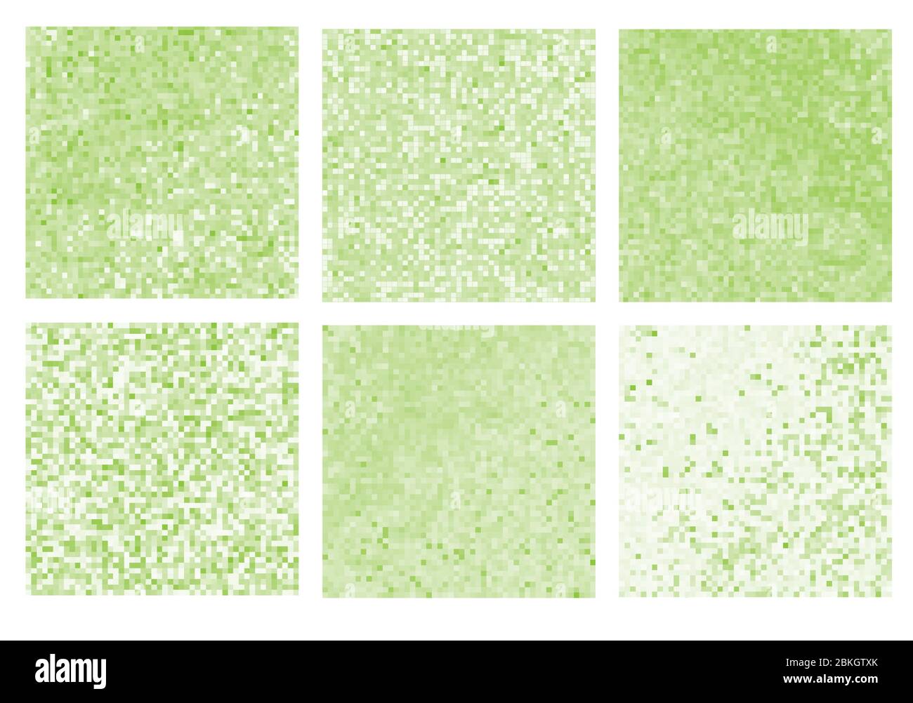 Sfondo vettoriale astratto. Mosaico con pixel luminosi. Mosaico verde Illustrazione Vettoriale