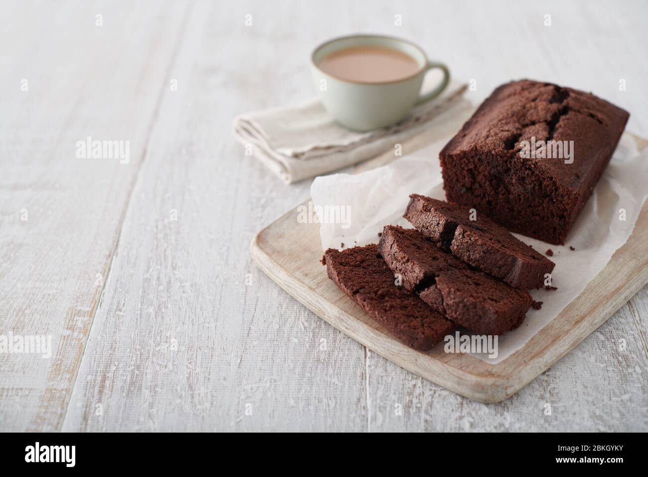 Brownie al cioccolato torta Foto Stock