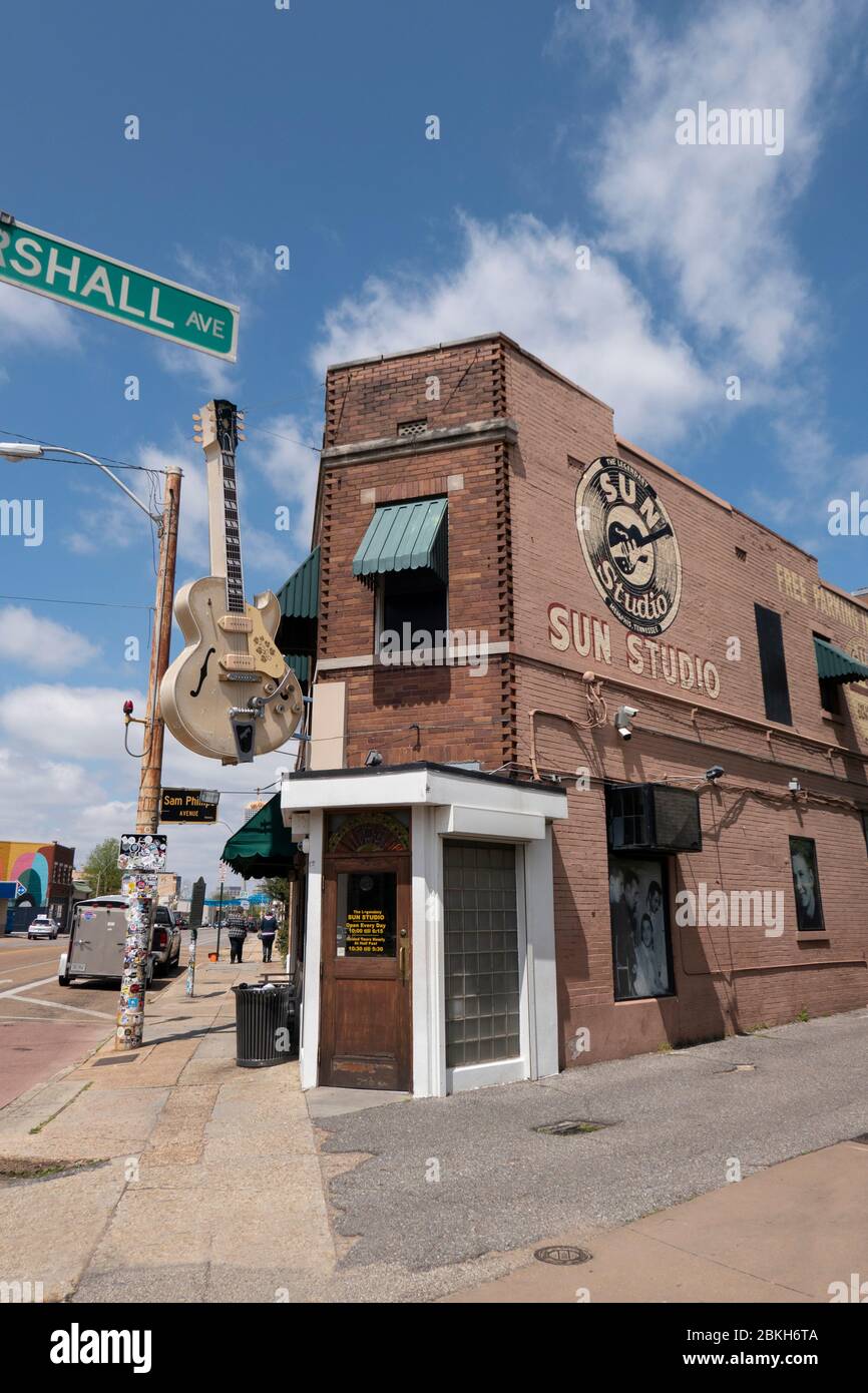 Sun Studio in Memphis originariamente fondato da Sam Phillips come Memphis Recording Service, Sun (Records) Studio è stato definito come "il luogo di nascita del rock-n-ro Foto Stock