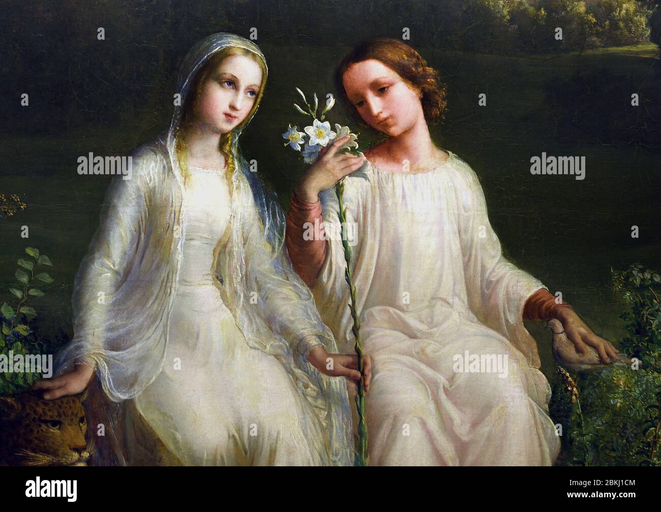 Virginitas - le poeme de l'ame - il poema dell'anima di Louis Janmot 1814-1892 Francia Francese Foto Stock
