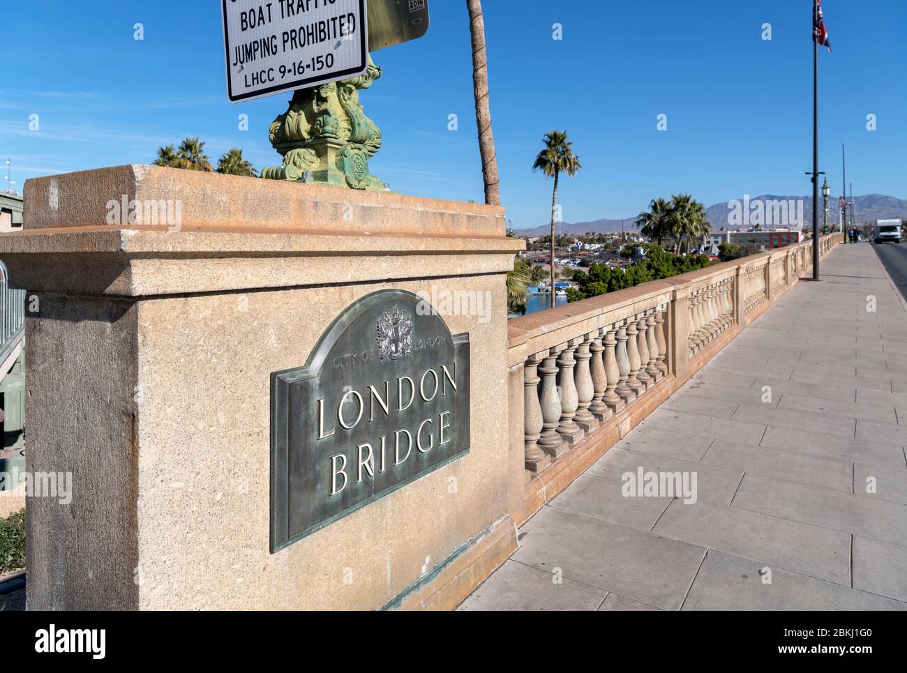 London Bridge a Lake Havasu City, Arizona, Stati Uniti Foto Stock