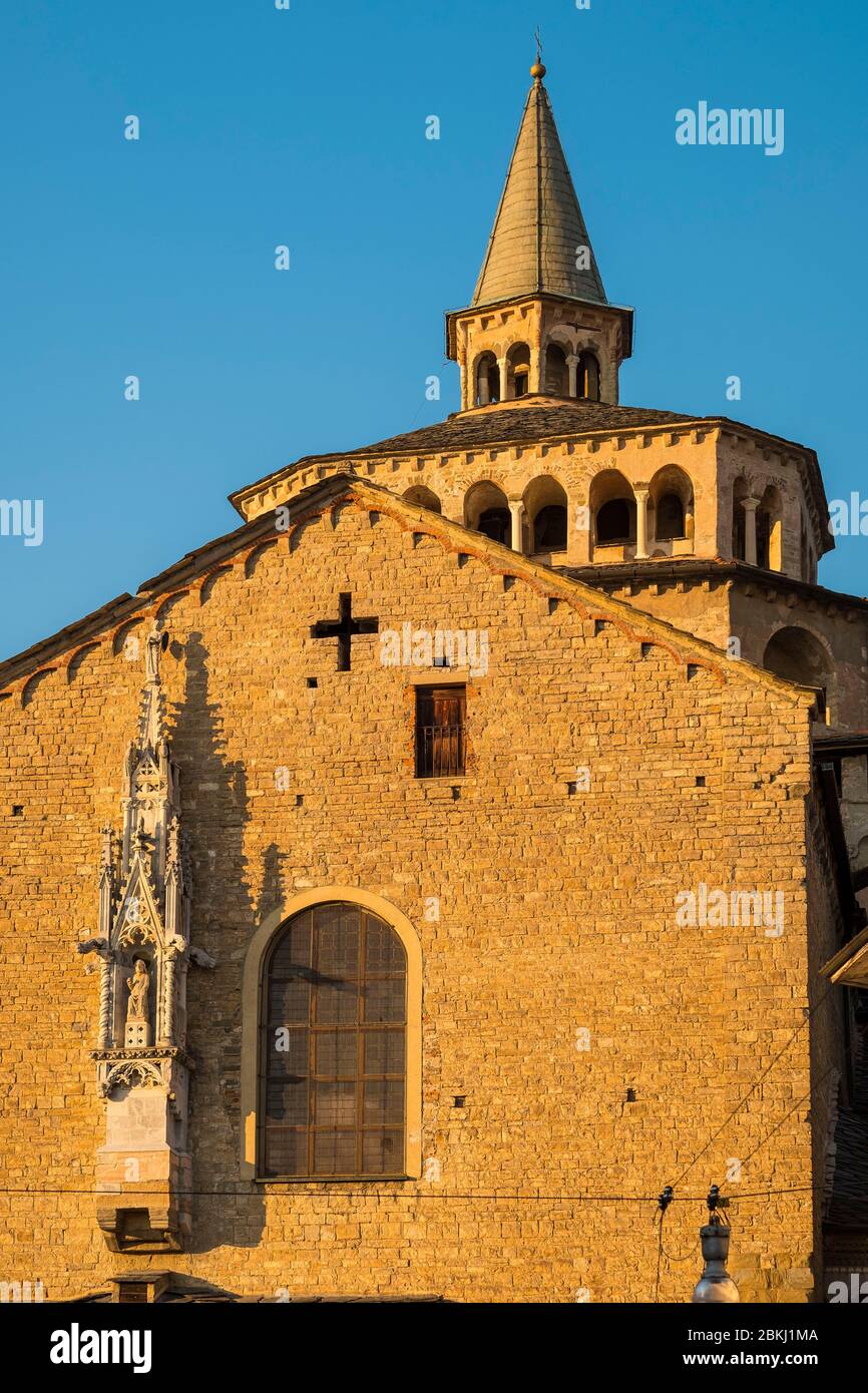 Italia, Lombardia, Bergamo, la Città alta, la Basilica di Santa Maria maggiore Foto Stock