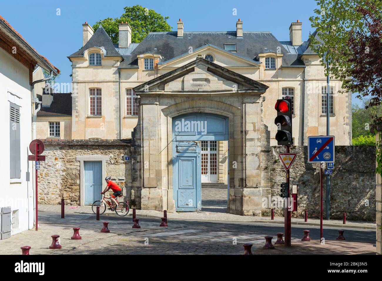 Francia, Hauts de Seine, Sceaux, Rue des Imbergeres-le Petit Chateau Foto Stock