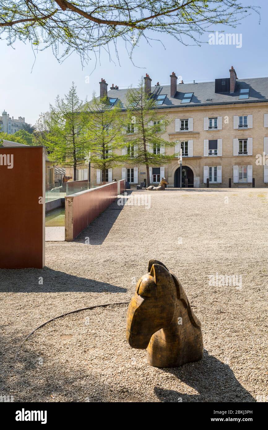Francia, Hauts de Seine, Sceaux, ex Gendarmerie, City Hall Park Foto Stock