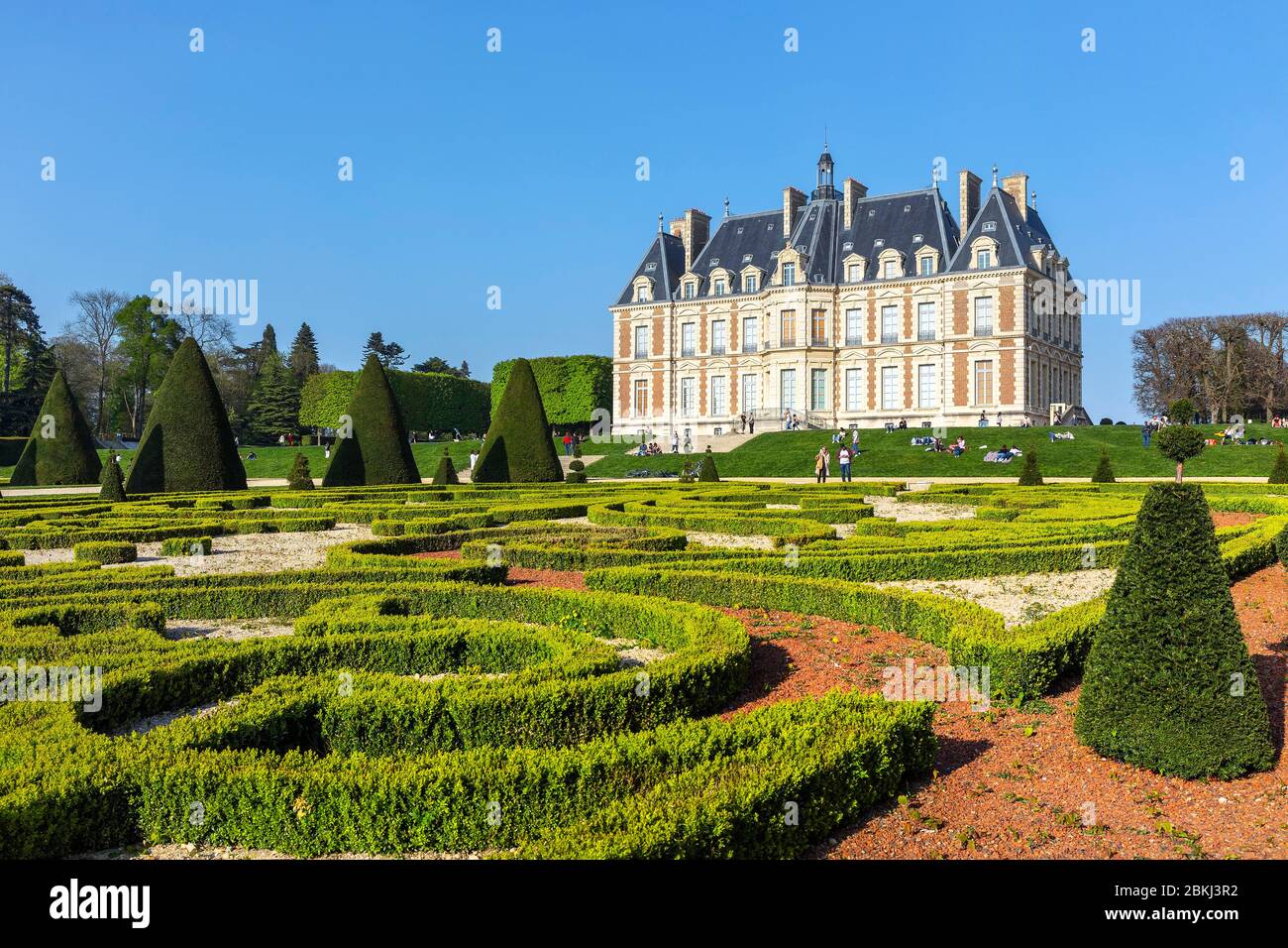 Francia, Hauts de Seine, Sceaux, dominio dipartimentale di Sceaux, parco e Castello Foto Stock