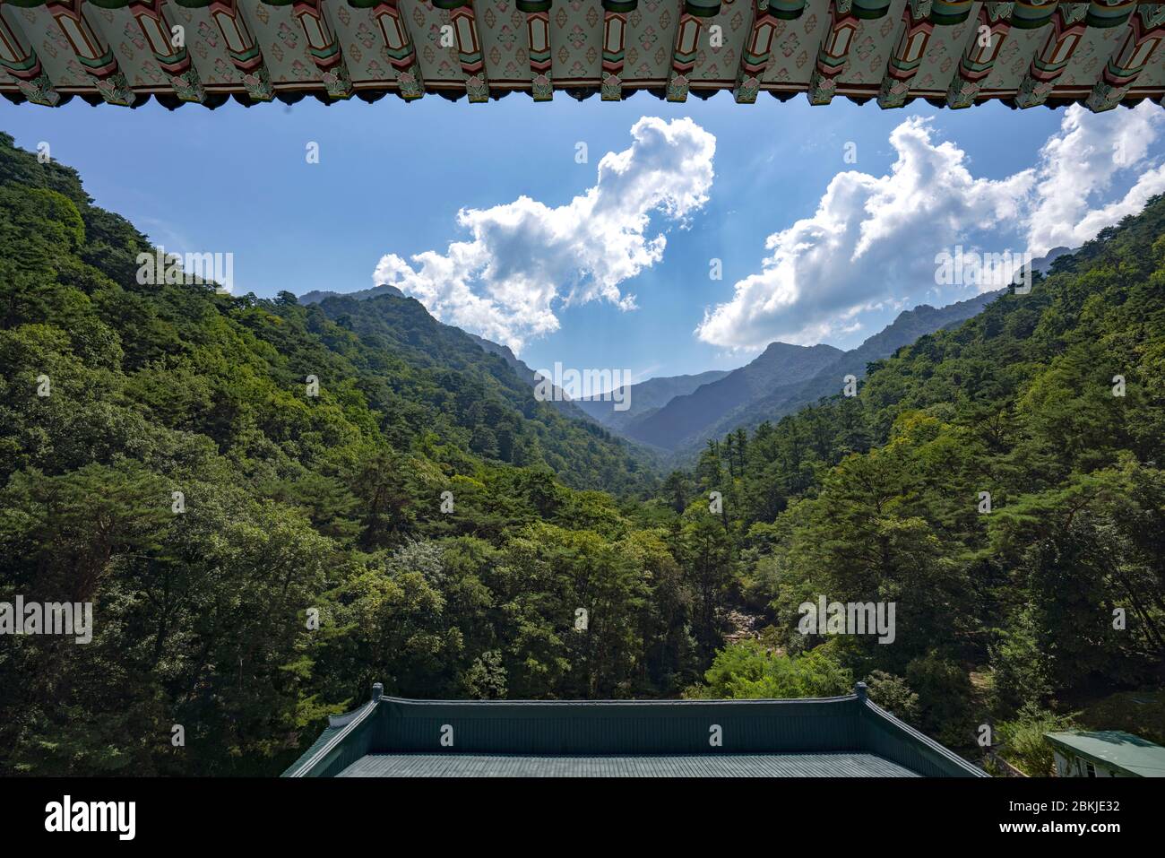 Corea del Nord, distretto di Hyang San, Monte Myohyang, esposizione Internazionale dell'amicizia Foto Stock