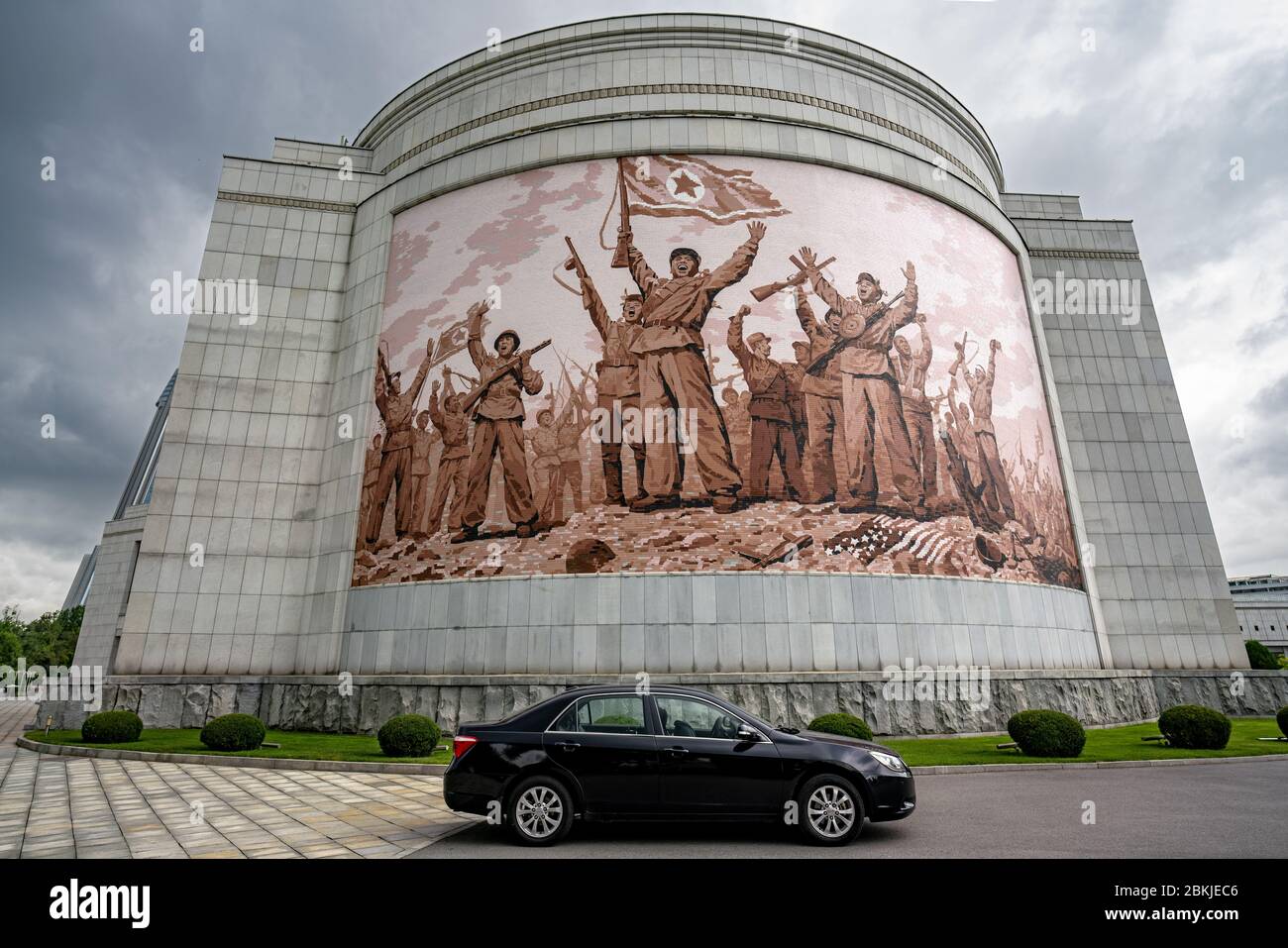 Corea del Nord, Pyongyang, il vittorioso Museo della Guerra di Liberazione delle Patria Foto Stock