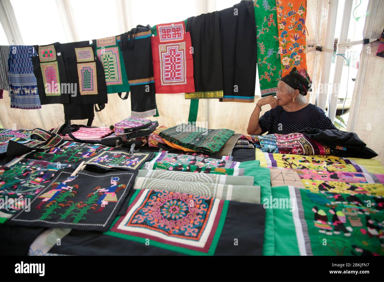 Francia, Guiana, Javouhey, Hmong Capodanno Foto Stock