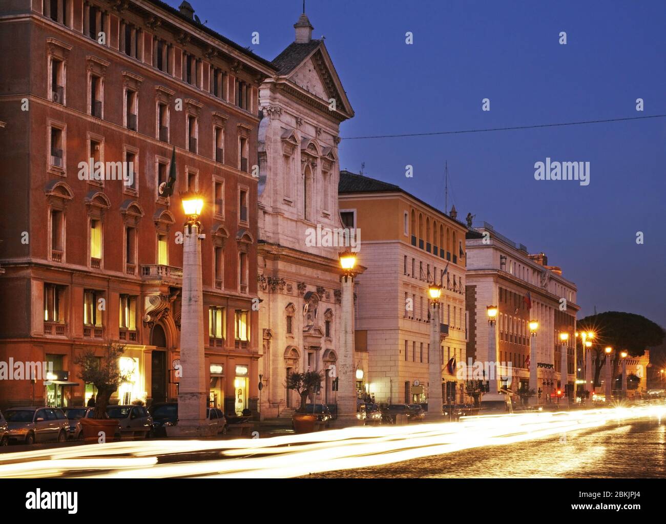 Via della Conciliazione a Roma. Italia Foto Stock