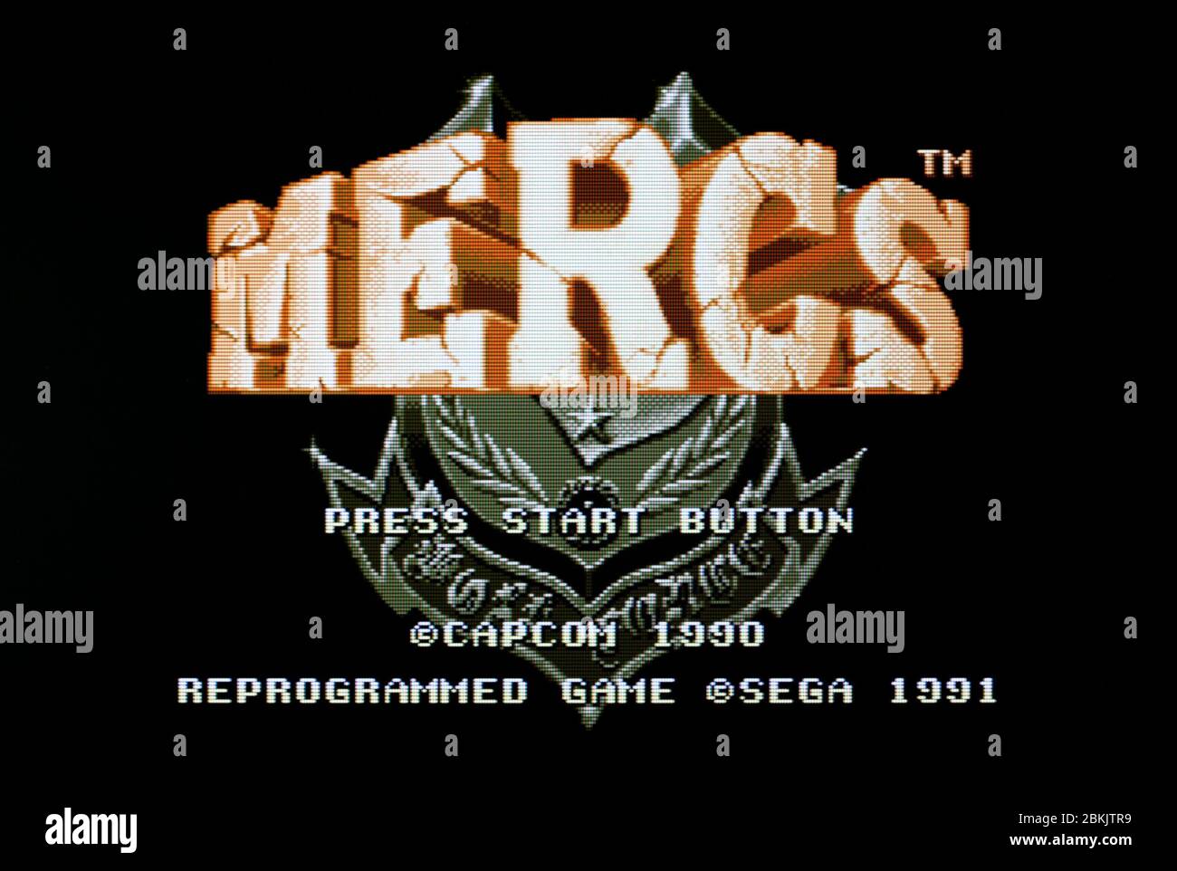 Mercs - sega Genesis Mega Drive - solo per uso editoriale Foto Stock