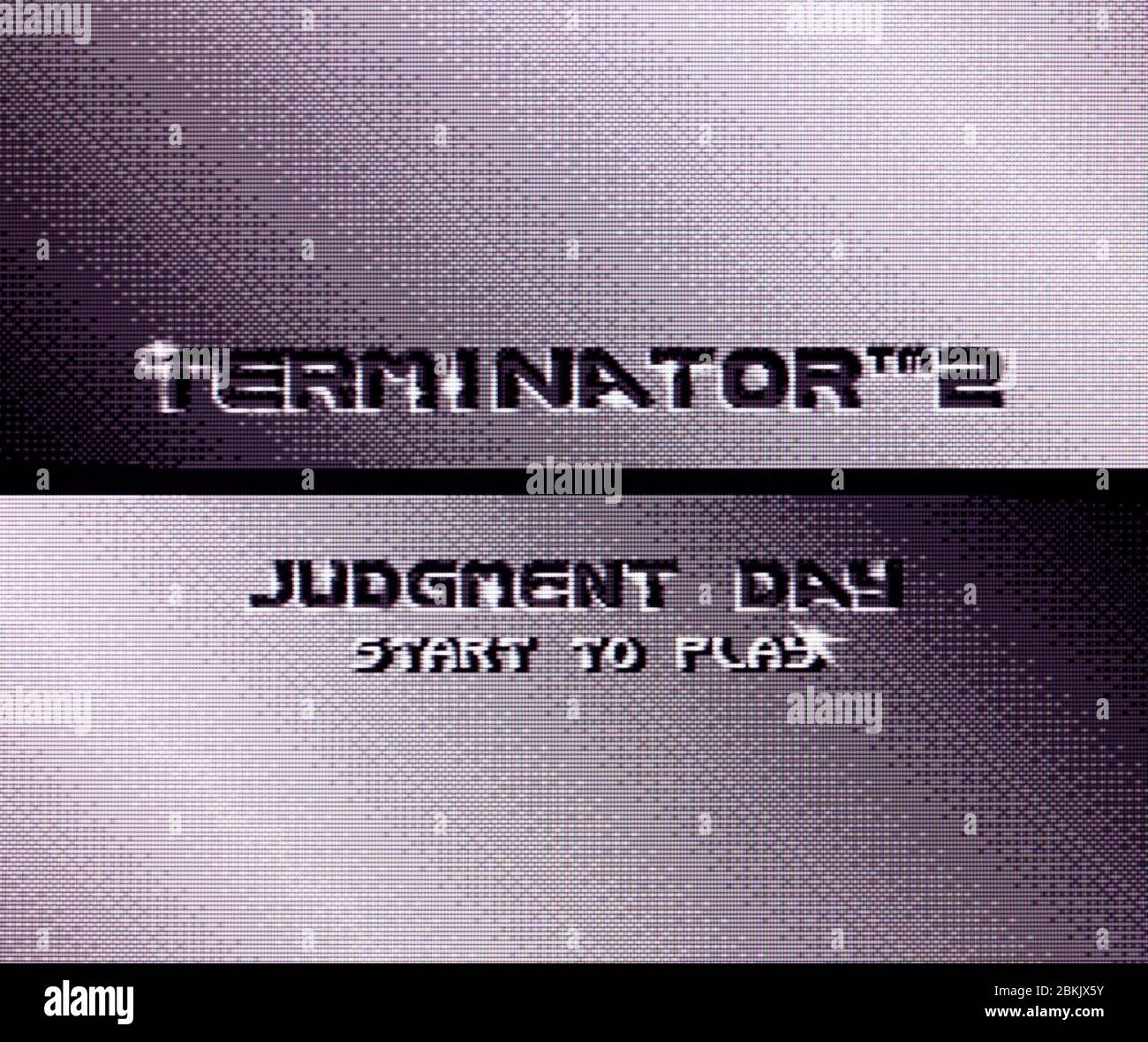Terminator 2 giorno del Giudizio - sega Genesis Mega Drive - solo per uso editoriale Foto Stock