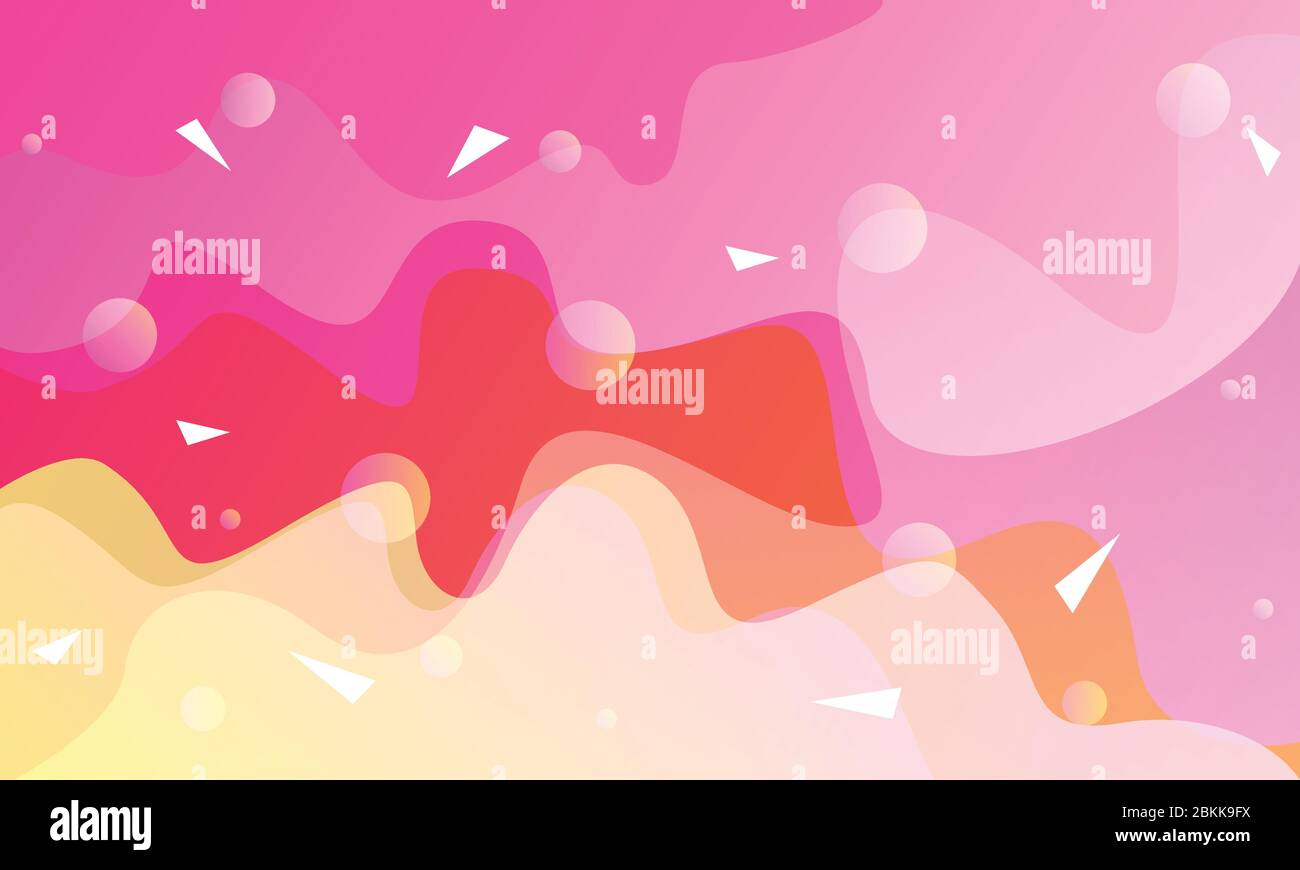 Astratto colorato moderno flusso forma sfondo, liquido astratto colorato pulito sfondo modello Illustrazione Vettoriale