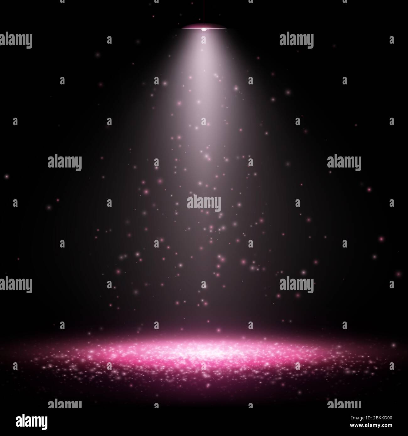 Sfondo di Spotlight. Modello di progettazione della promozione, illustrazione vettoriale Illustrazione Vettoriale