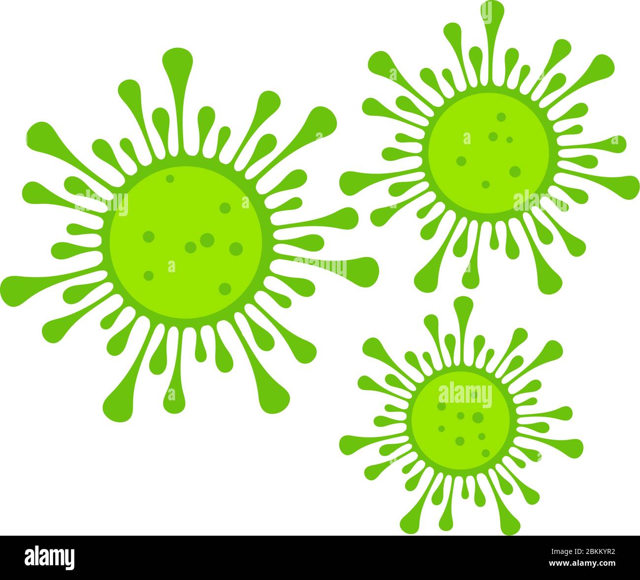 disegno di modello di icona di illustrazione vettoriale di corona Virus Illustrazione Vettoriale