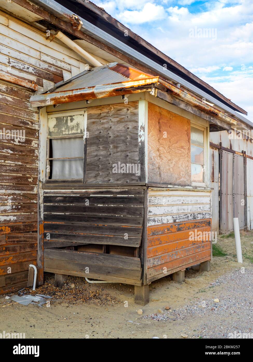 Laboratorio di legno a Midland Railway Workshop Midland Perth Australia Occidentale Foto Stock