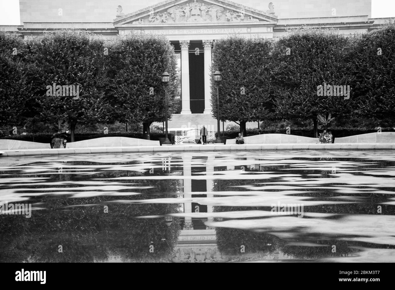 National Mall, Capitol, Lincoln Memorial, Washington Monument Washington DC Foto Stock