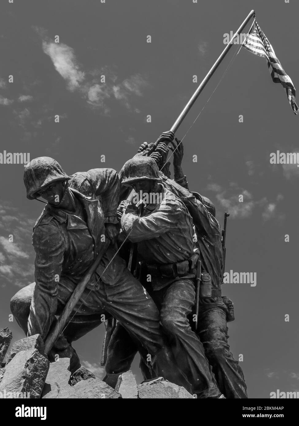 USMC Memorial, Arlington Foto Stock