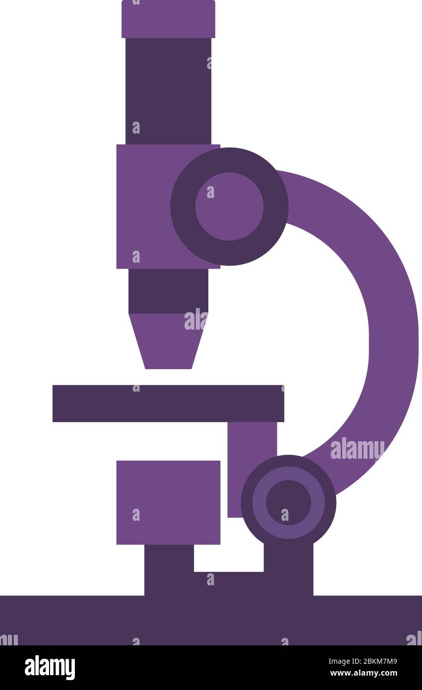 Icona del microscopio Illustrazione Vettoriale
