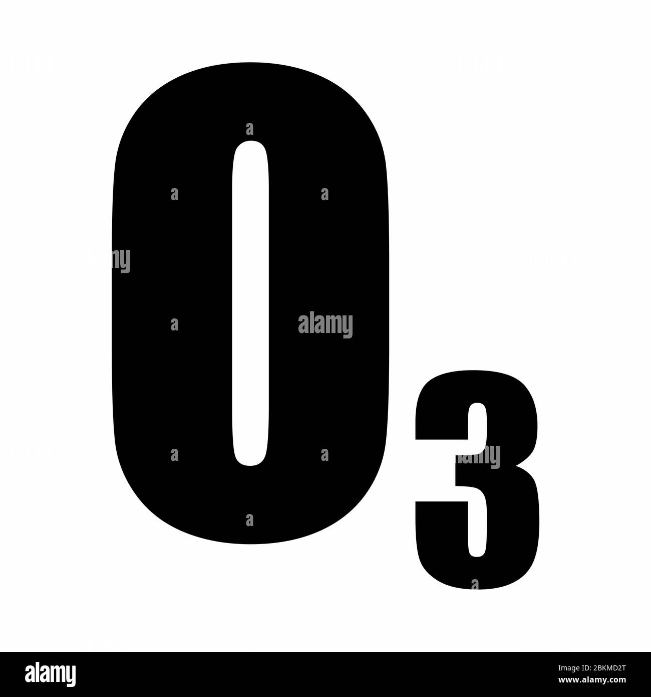 Immagine dell'icona ozono Illustrazione Vettoriale