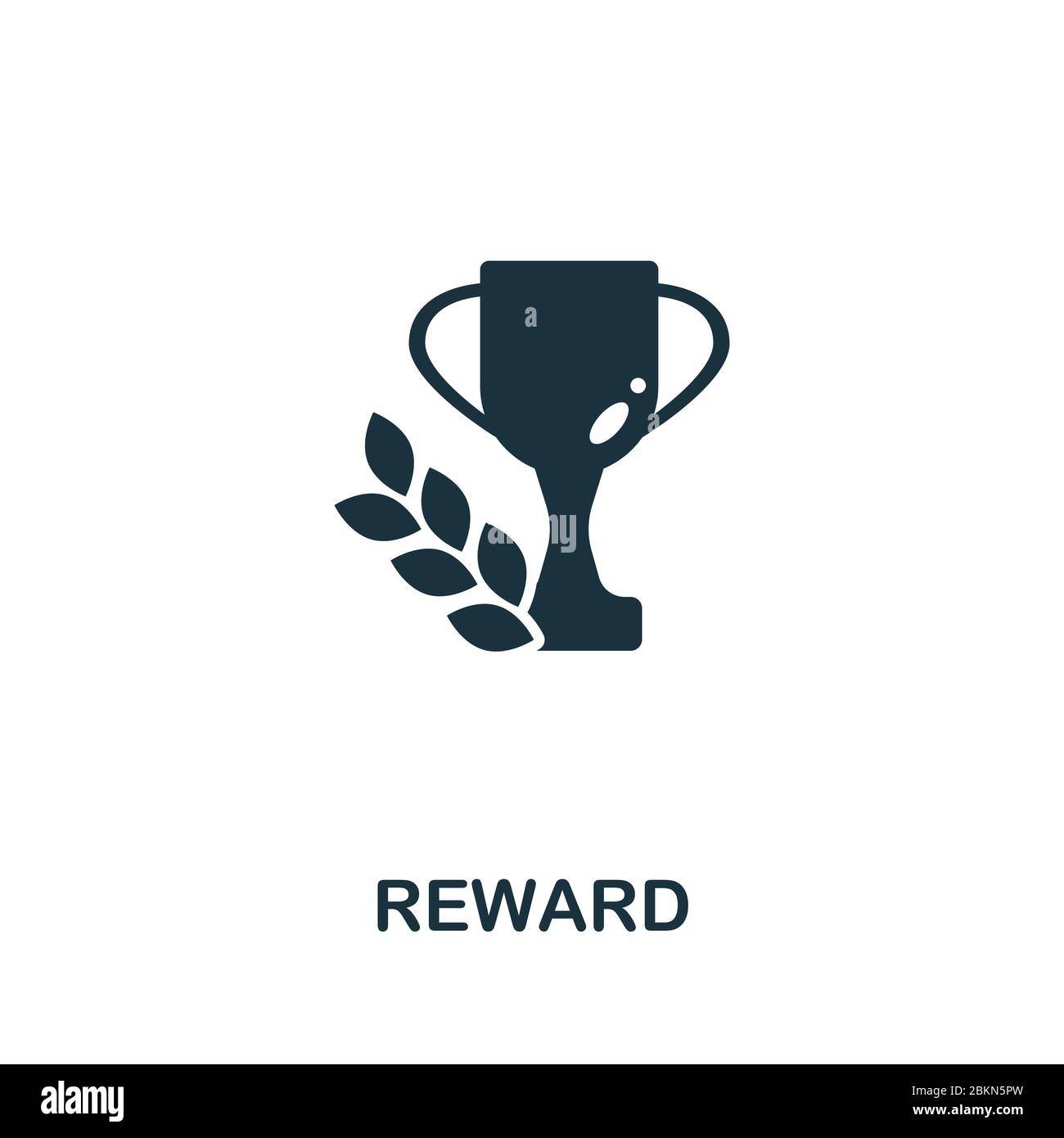 Icona di premio della raccolta di videogiochi. Semplice icona di ricompensa per modelli, web design e infografica Illustrazione Vettoriale