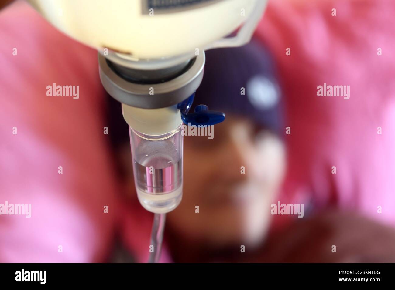 primo piano sul gocciolamento Foto Stock