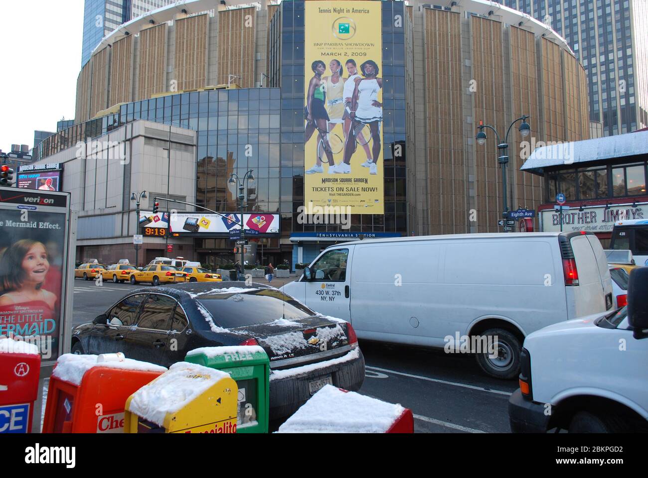 Round Arena Madison Square Garden, 4 Pennsylvania Plaza, New York, NY 10001, Stati Uniti di Charles Luckman Associates Foto Stock