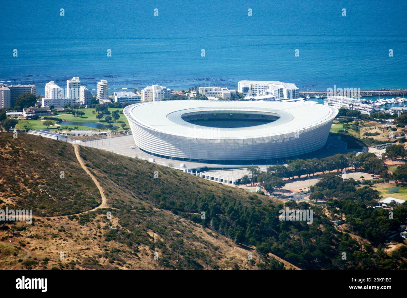 Lo Stadio di Città del Capo (Afrikaans: Kaapstad-stadion; Xhosa: Inkundla yezemidlalo yaseKapa Foto Stock