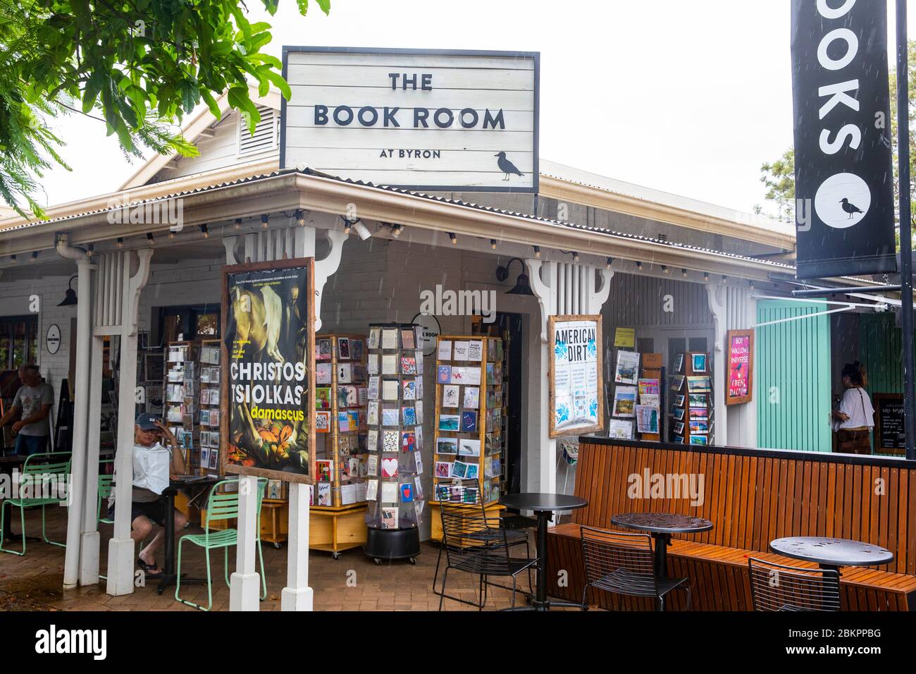 Libreria e libreria Byron Bay, centro città di Byron Bay, NSW settentrionale, Australia Foto Stock