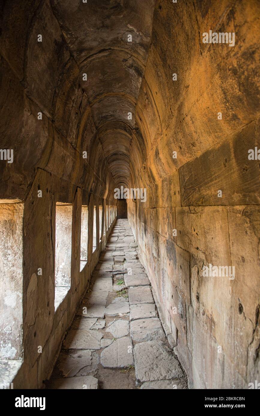 Cambogia, Preah Vihear quartiere, Preah Vihear tempio classificato nel patrimonio mondiale dell'UNESCO Foto Stock