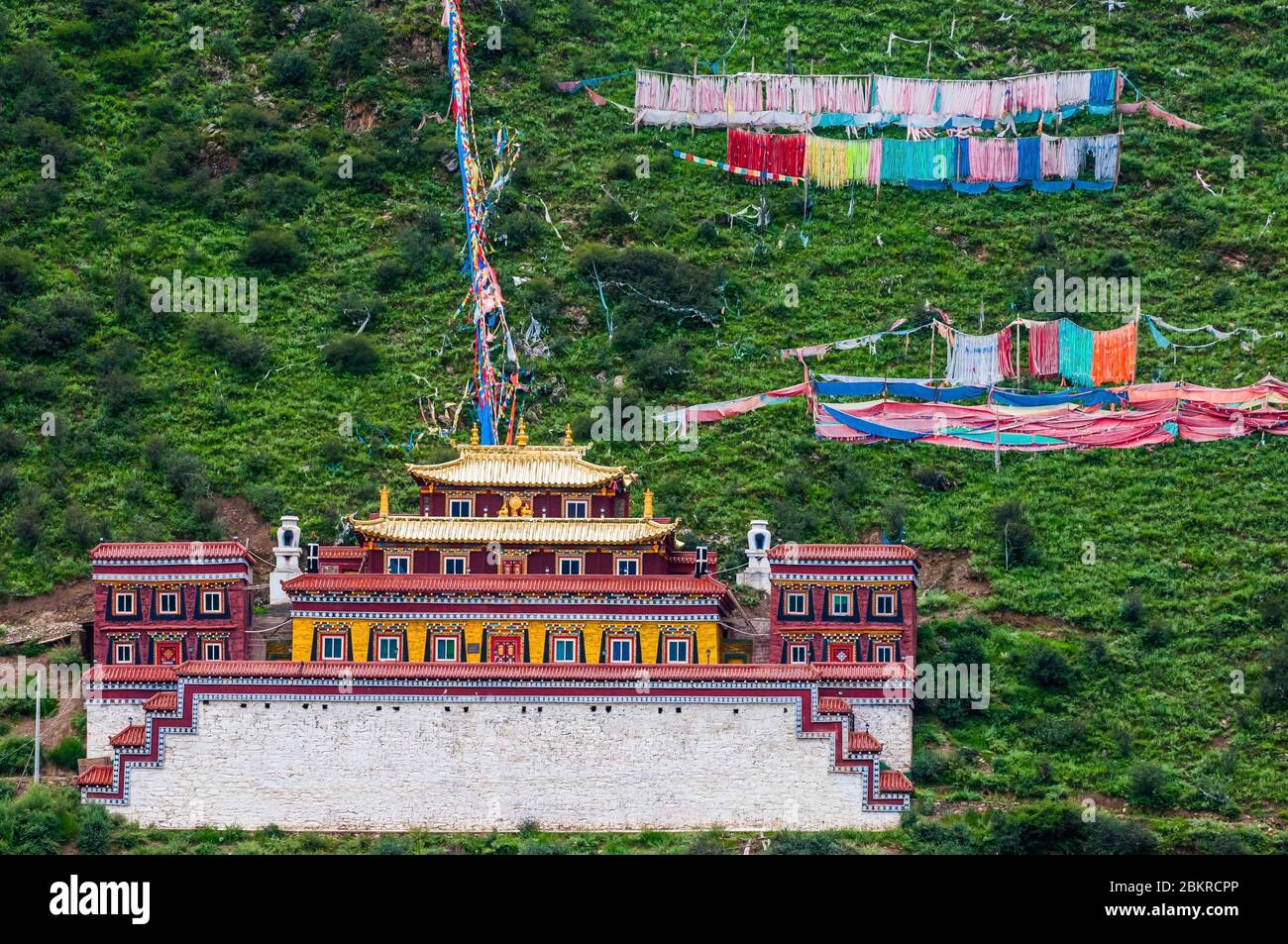 Cina, Tibet orientale, o Kham, Sichuan, Gyarong gole Foto Stock