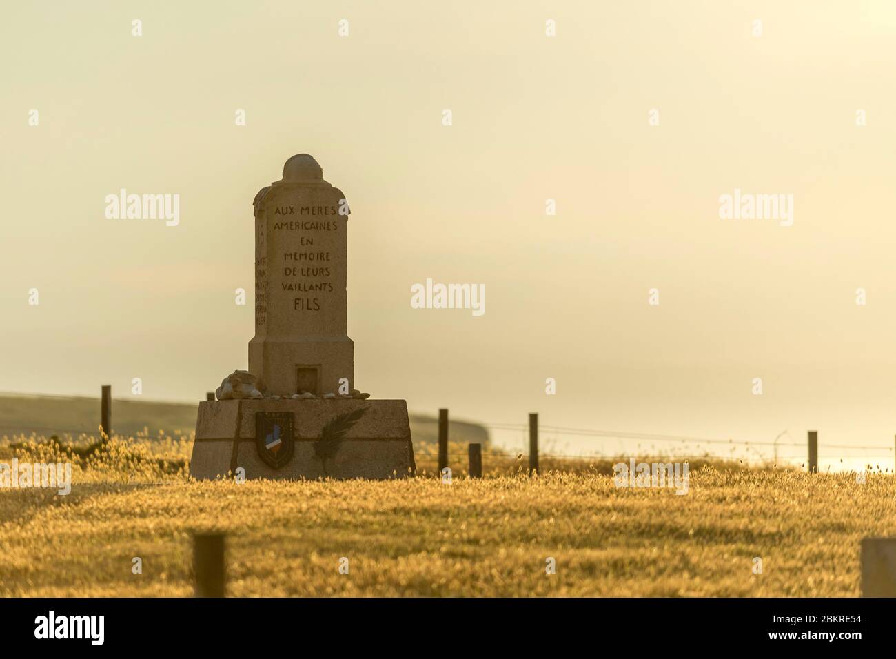 Francia, Morbihan, Saint-Pierre-Quiberon, monumento franco-americano dedicato alle madri di soldati americani che sono morti per la Francia durante la Grande Guerra (1914-1918) Foto Stock