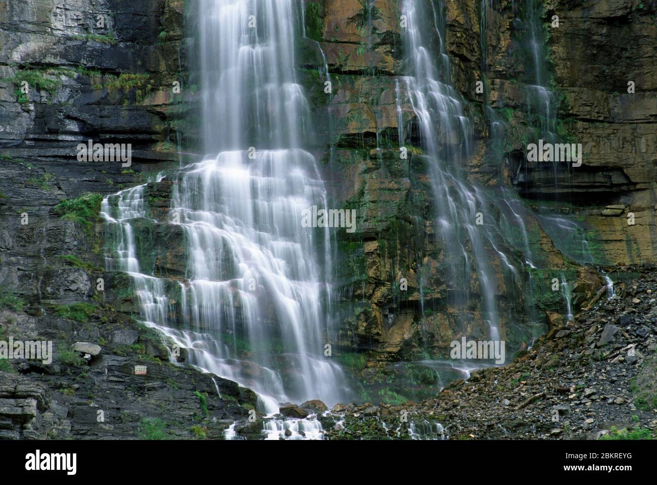 Bridal Veil Falls, Uinta National Forest, Utah Foto Stock
