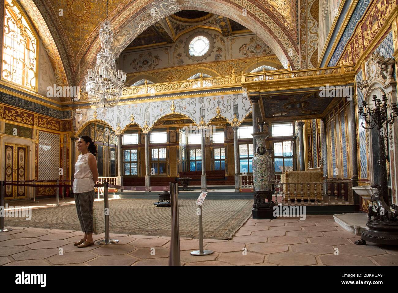 Turchia, Istanbul, Palazzo Topkapi, l'harem Foto Stock